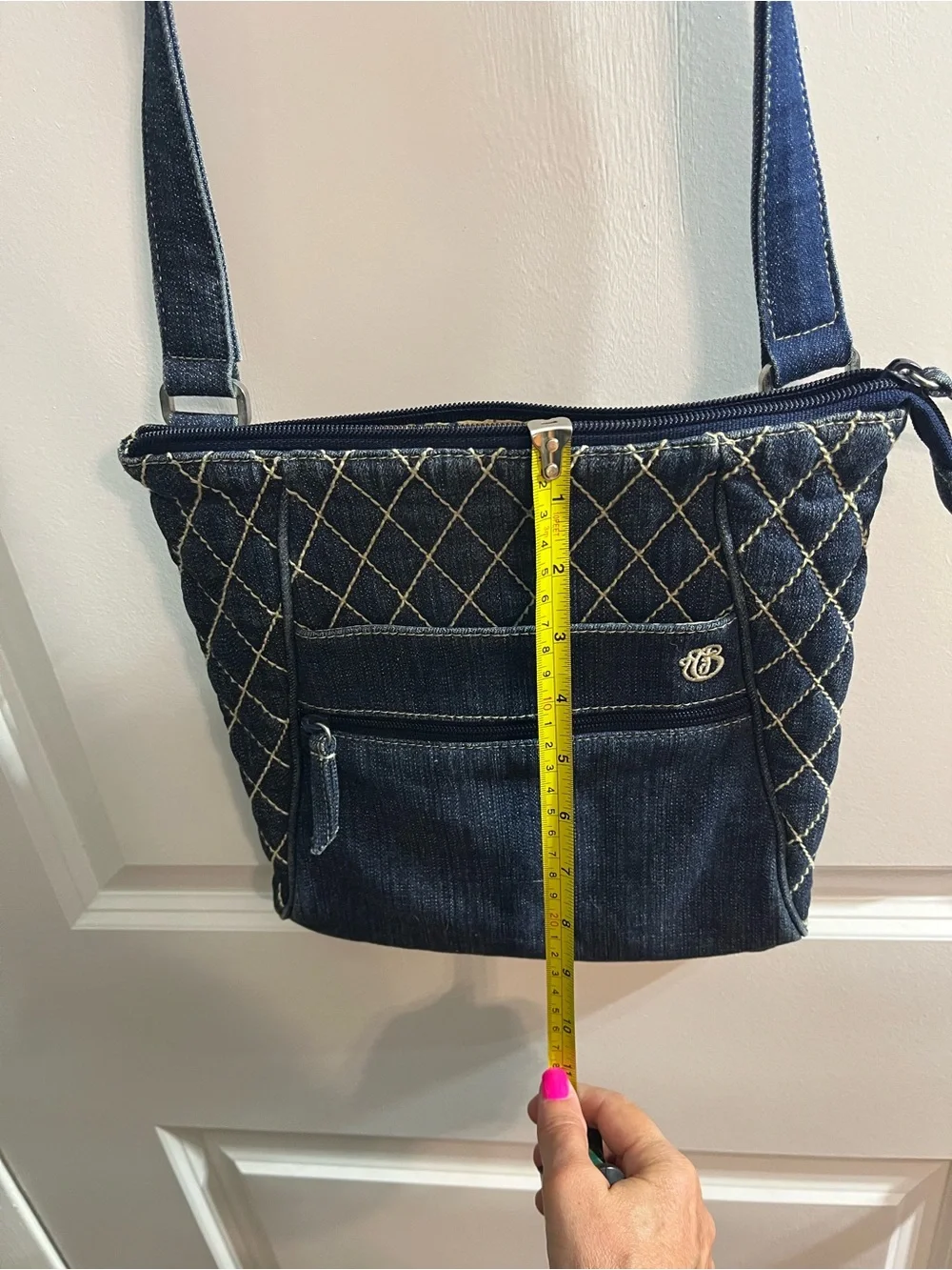 Vera Bradley Quilted Denim Crossbody
